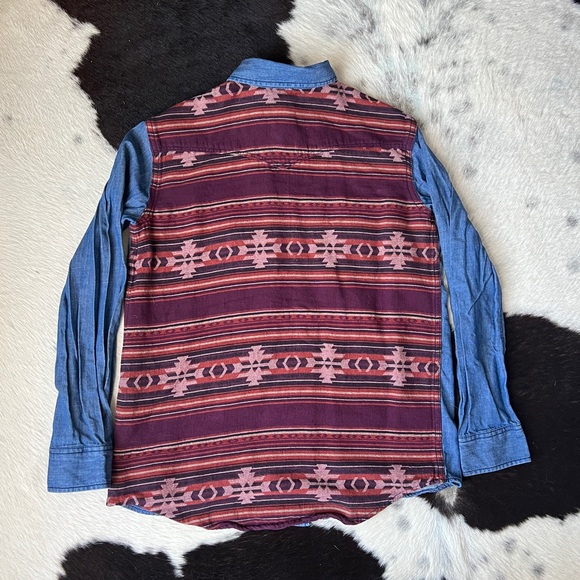 Wrangler Retro Flannel Denim Shirt - Picture 2 of 6